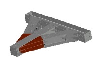 3D支保工　H400-火打受ピース30
