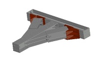 3D支保工　H400-火打受ボックス