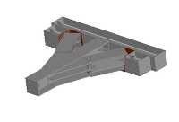 3D支保工　H400-自在角度ピース