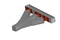 3D支保工　H400-ピボットピース