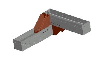 3D支保工　H400-隅部ピース
