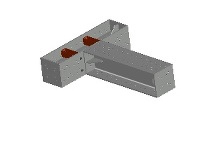 3D支保工　H400-腹起し補強金物