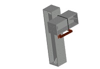 3D支保工　H400-ブラケット
