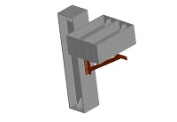 3D支保工　H400-ﾌﾞﾗｹｯﾄﾀﾞﾌﾞﾙ用