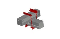 3D支保工　H250-交叉部ピース
