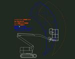 高所作業車ブームリフトクローラ屈伸型6.3ｍ